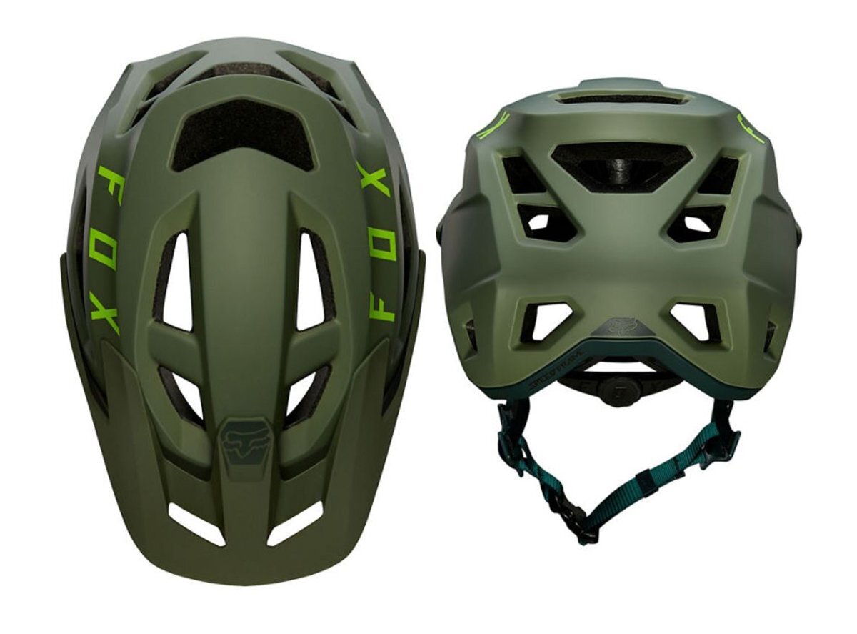 fox speedframe helmet pine