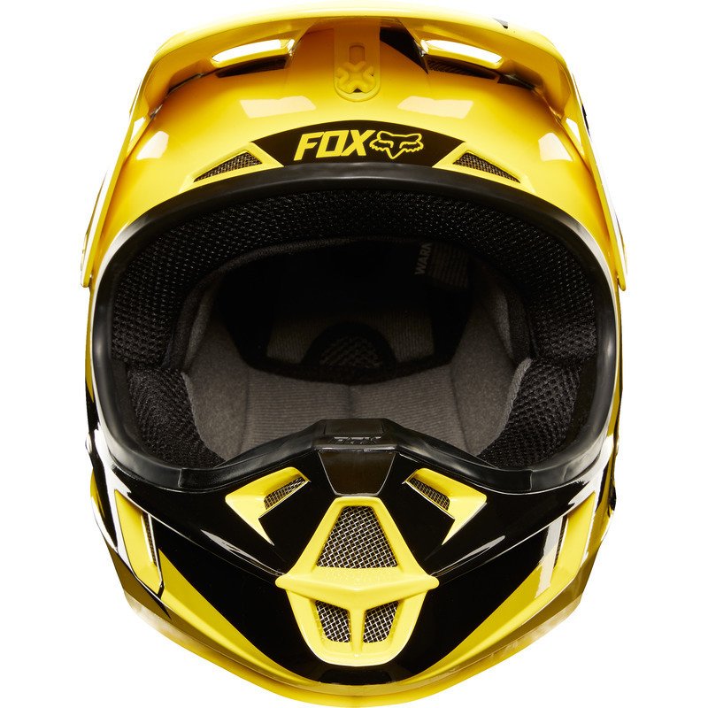 dirt bike helmet yellow