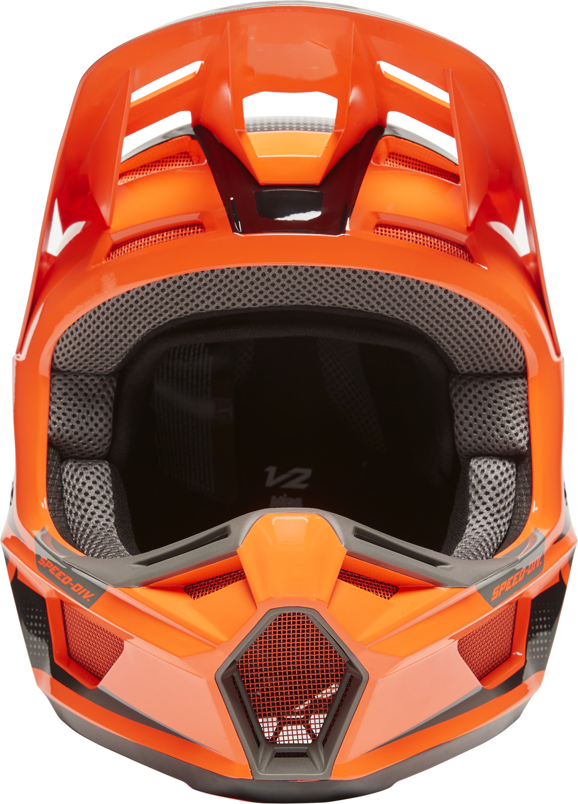 mx helmet orange