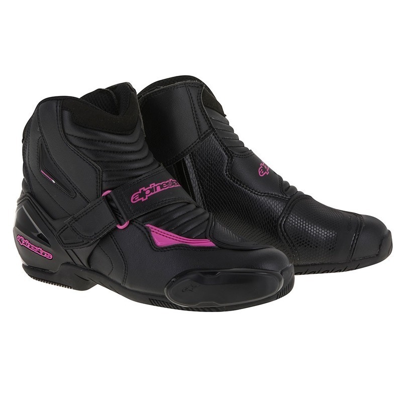 pink motorcycle boots