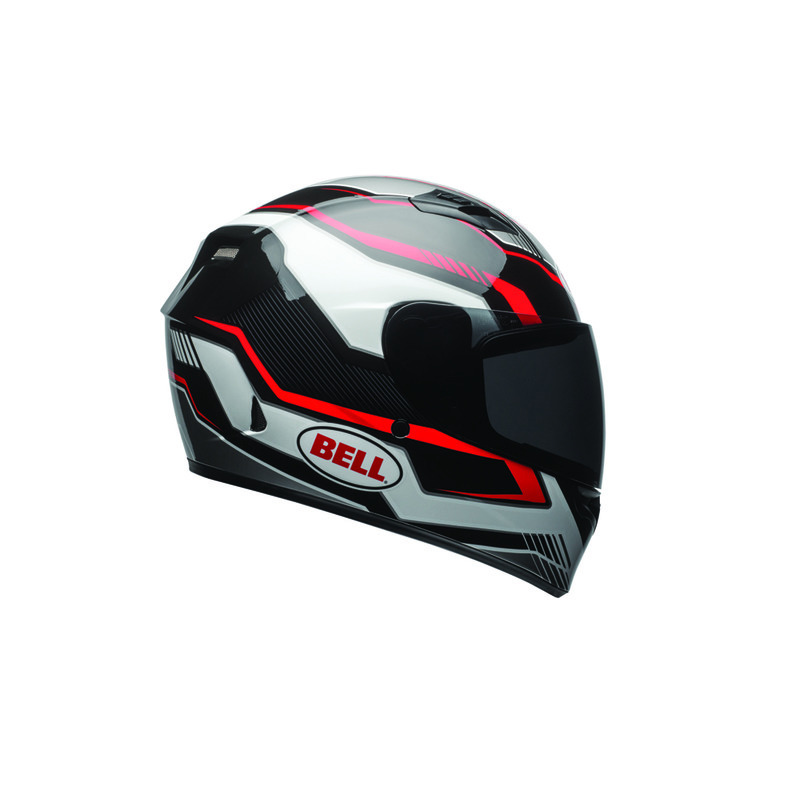 red motorbike helmet