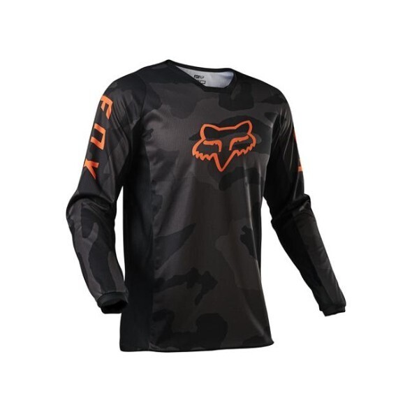 Fox 180 Trev MX Jersey - Black Camo: MASH - Melbourne Action Sports Home