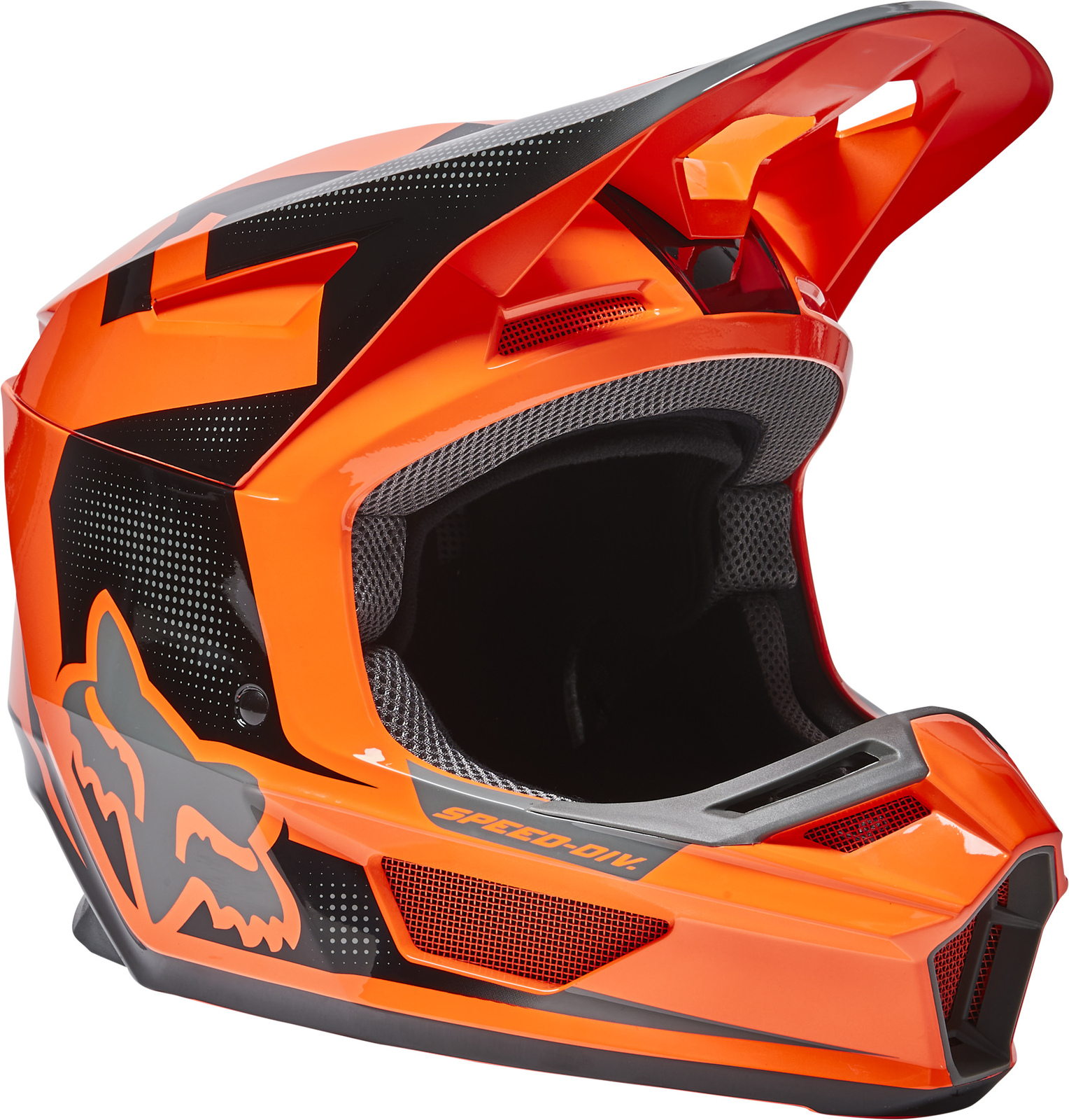 mx helmet orange