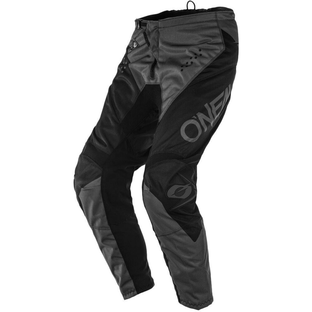 Oneal Element Racewear MX Pants - Black/Grey: MASH - Melbourne Action Sports Home