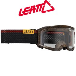 Leatt Goggle Velocity 4.0 MTB X-Flow Clear Lens - Timber