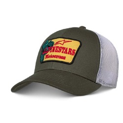 Alpinestars Hardware Trucker Hat/Cap - Military Tar/Yellow/Teal