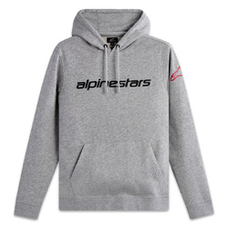 Alpinestars Linear Wordmark 2.0 Hoodie - Heather Grey