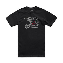 Alpinestars MX Helmet CSF Tee - Black