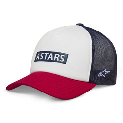 Alpinestars Clarified Foam Trucker Hat/Cap - White/red