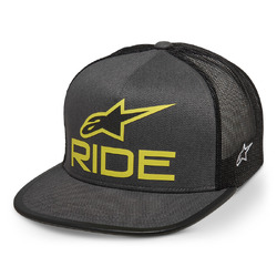 Alpinestars Ride 4.0 Trucker Hat/Cap - Black/Yellow