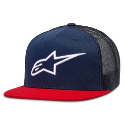 Alpinestars Corp Trucker Hat/Cap - Navy/Red