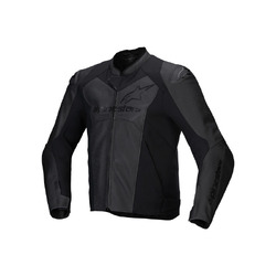 Alpinestars Faster V3 Air Leather Jacket - Black/Black