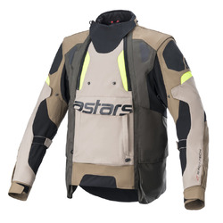 Alpinestars Halo Drystar ADV Jacket - Khaki/Sand/Yellow