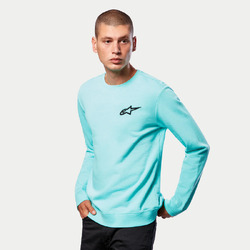 Alpinestars Ageless Chest Crew Fleece - Light Aqua