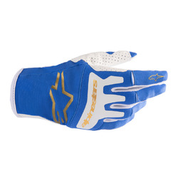 Alpinestars Techstar Glove - Clear/Blue/Brushed Gold