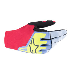 Alpinestars Techstar Glove - Light Blue/Red/Berry/Black