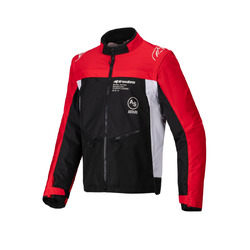 Alpinestars Pro Dura Jacket - Black/Bright Fluro Red/White/Blue