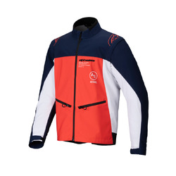 Alpinestars Lite Dura Softshell Jacket - Navy/Orange/White