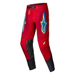 Alpinestars Supertech Maker Pant - Bright Fluro Red/Yellow