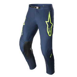 Alpinestars Supertech Bruin Pant - Navy/Yellow/Fluro Red - Size 38