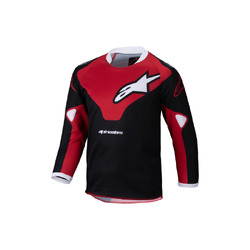 Alpinestars Racer Veil Jersey Kids - Black/Bright Red