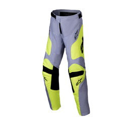 Alpinestars Racer Veil Pant Youth - Grey/Fluro Red/Yellow