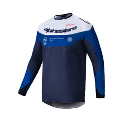 Alpinestars Pro-Dura Jersey - Navy/Bright Blue/White