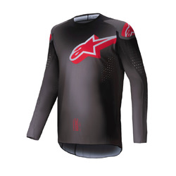 Alpinestars Supertech Lipan Jersey - Smoke/Bright Red