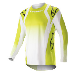 Alpinestars Techstar Push Jersey - Yellow/Fluro Red/White