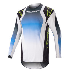 Alpinestars Techstar Push Jersey - Clear/Blue/White