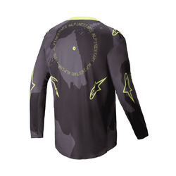 Alpinestars Racer Hollow Jersey - Camo/Fluro Red/Yellow