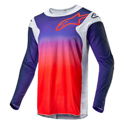 Alpinestars Racer Hoen Jersey - Light Grey/Orange/Black