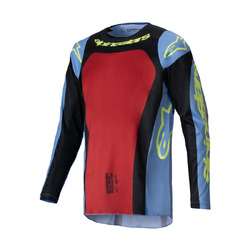 Alpinestars Racer Ocuri Jersey - Blue/Fluro Red/Royal Blue