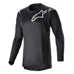 Alpinestars Racer Graphite Jersey - Black/Red/Fluro Titanium/Black