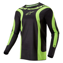 Alpinestars Fluid Lurv Jersey - Black/Yellow