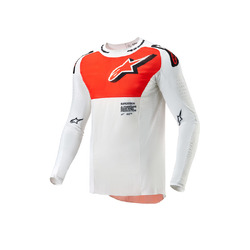 Alpinestars Supertech Ward Jersey - White/Orange