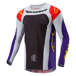 Alpinestars Techstar Ocuri Jersey - Orange/Purple/Black