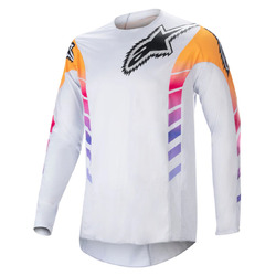 Alpinestars Techstar Jersey LE Daytona - Haze Grey/Orange/Fluro Red/Orange - XL