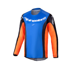 Alpinestars Racer Melt Jersey Youth - Orange/Blue