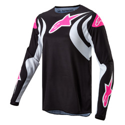 Alpinestars Fluid Jersey Womens - Black/White - M