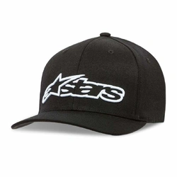 ALPINESTARS Blaze Flexfit Hat/Cap - Black/White - 2XL