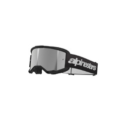 Alpinestars Vision 3 Wordmark Goggle - Mirror Silver Lens - Black