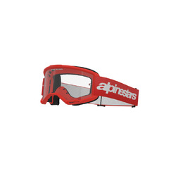 Alpinestars Vision 3 Wordmark Goggle Clear Lens - Red