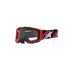 Alpinestars Vision 8 Luar Goggle Clear Lens - Red/Black