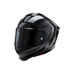 Alpinestars Supertech SR10 Solid Helmet  - Black/Matte Gloss/Tan