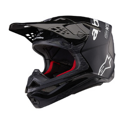 Alpinestars Supertech SM10 Flood Helmet - Black/Dark Grey