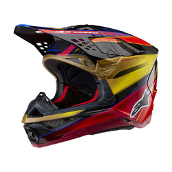 Alpinestars Supertech SM10 ERA Helmet - Gold/Yellow/Red