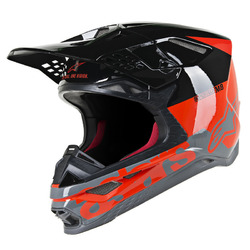 Alpinestars Supertech SM8 Radium MX Helmet - Red/Black/Grey - XL (MISSING BOX)