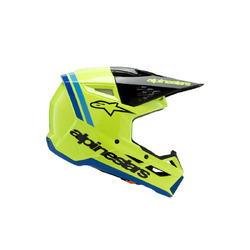 Alpinestars SM3 Radium Helmet Youth - Yellow/Black/Blue