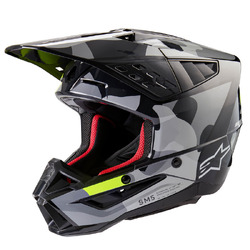 Alpinestars SM5 Rover 2 Helmet - Dark Gray/Fluoro Yellow Gloss